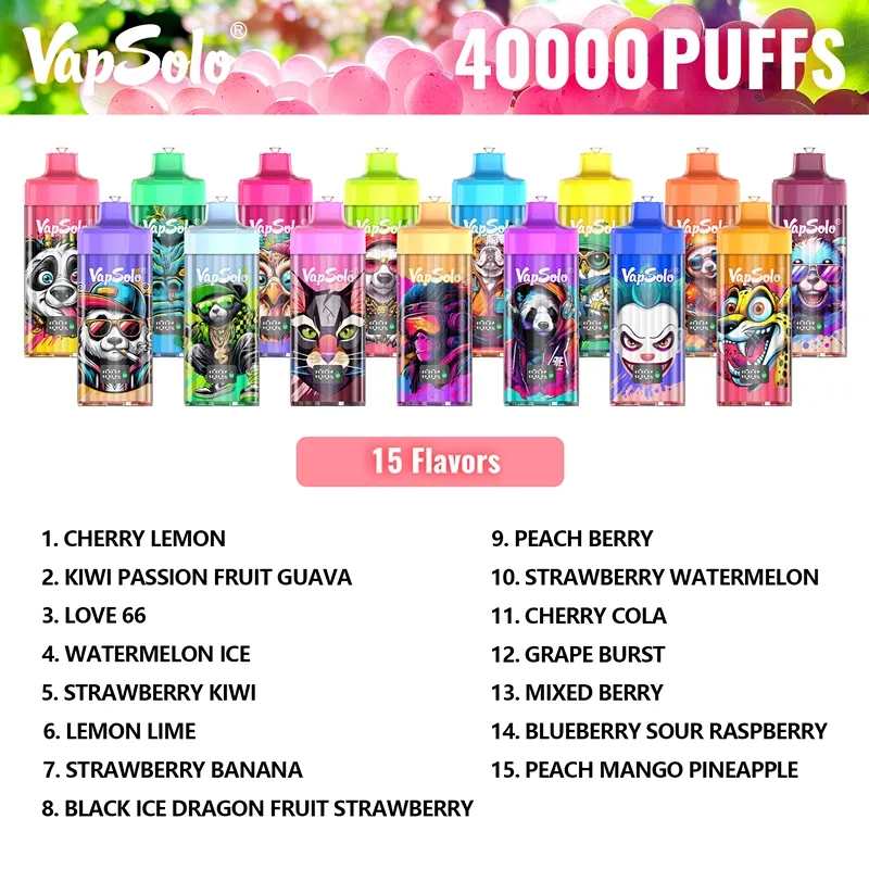 バプソロキングプロ40000パフ使い捨てVAPE卸売