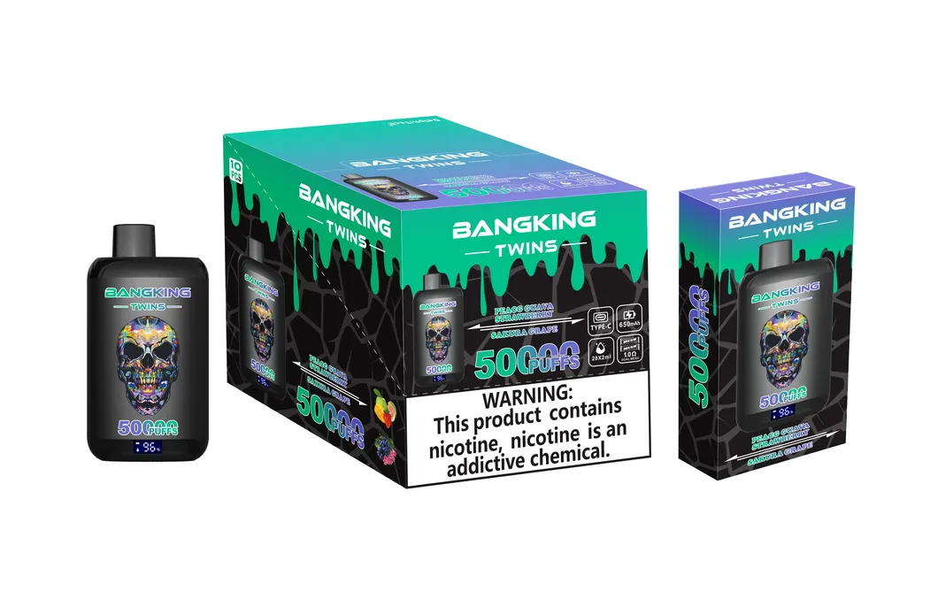 bangking twins 50k puff 2in1 flavor disposable vape wholesale